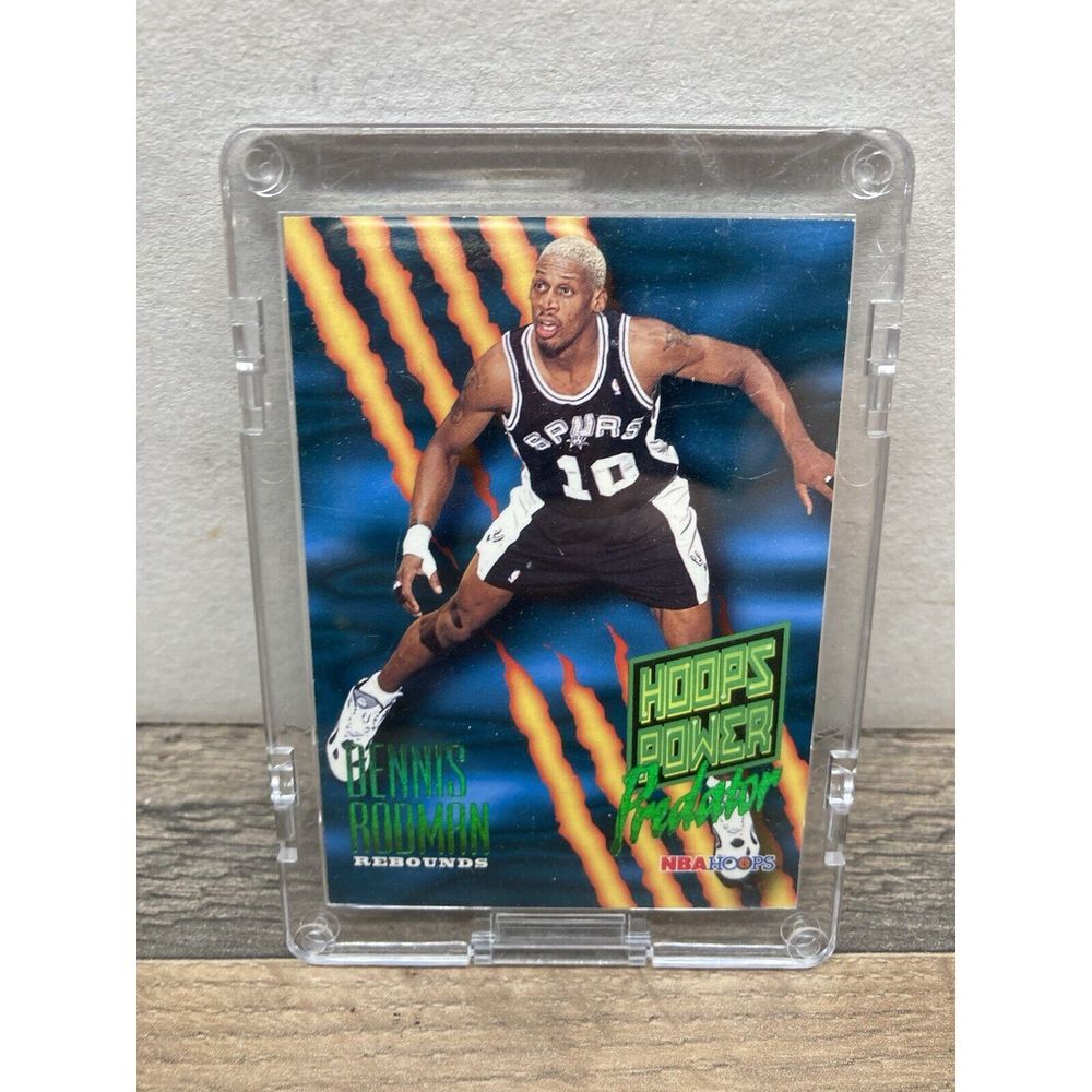 Dennis Rodman 1994-95 NBA Hoops Hoops Power Predator Card #P-6 San Antonio Spurs